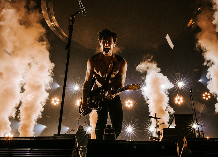 Shawn Mendes performing live